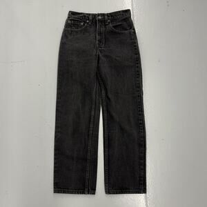 Vintage 90s Levi's 505 Black Regular Fit Jeans 27x28